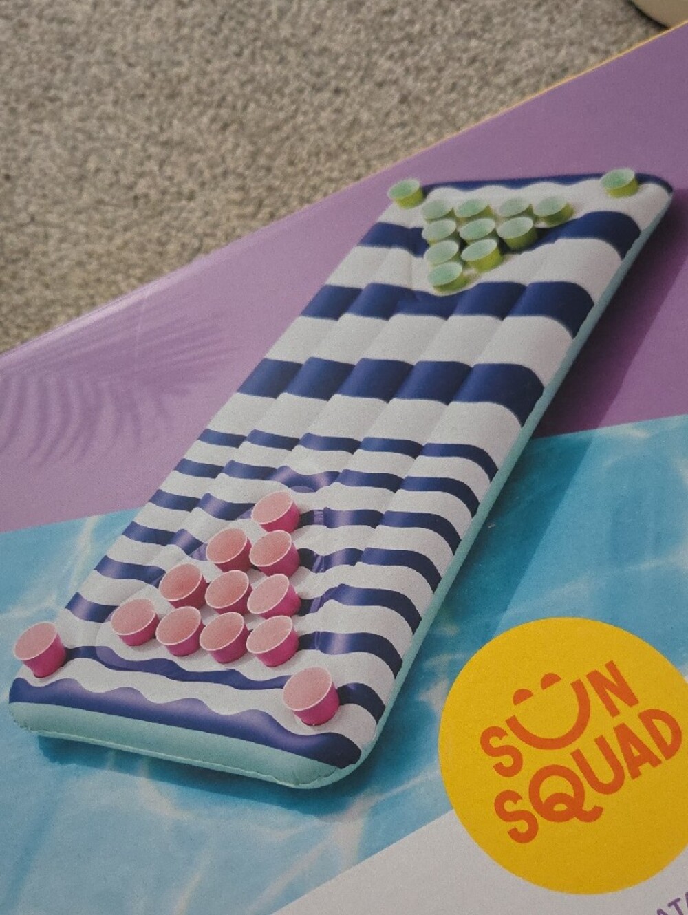 Sun Squad | Inflatable Giant Pool Party Pong - Picture 3 of 4